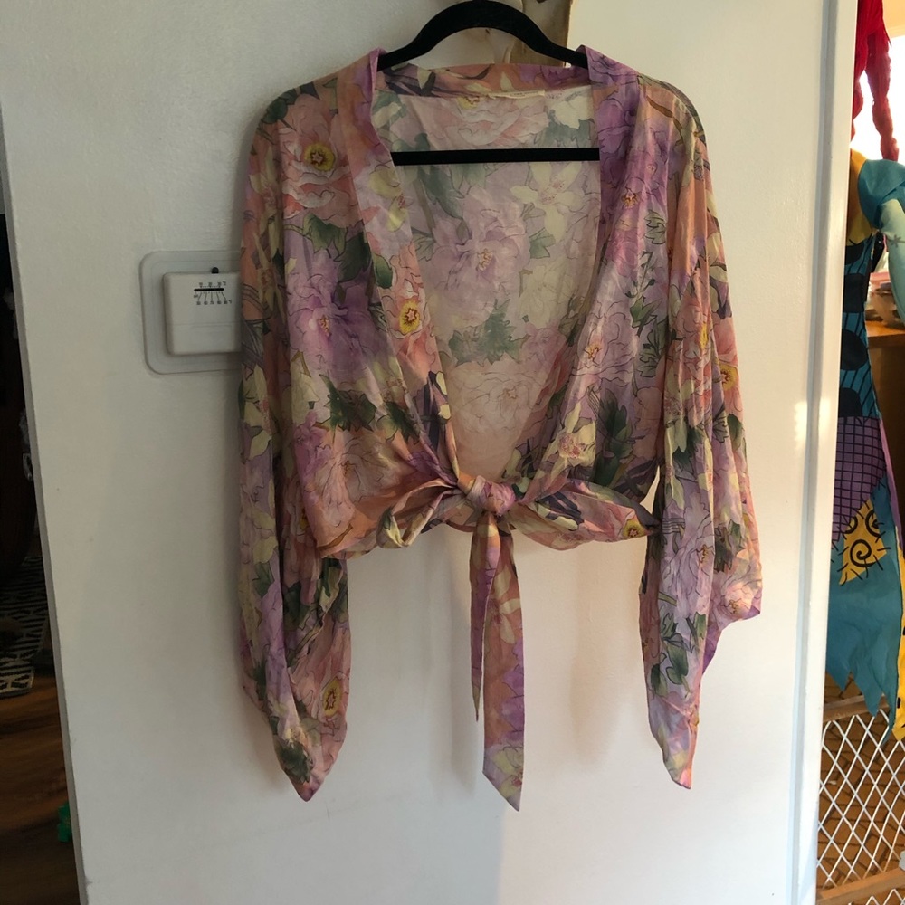 Spell & the gypsy crop kimono top